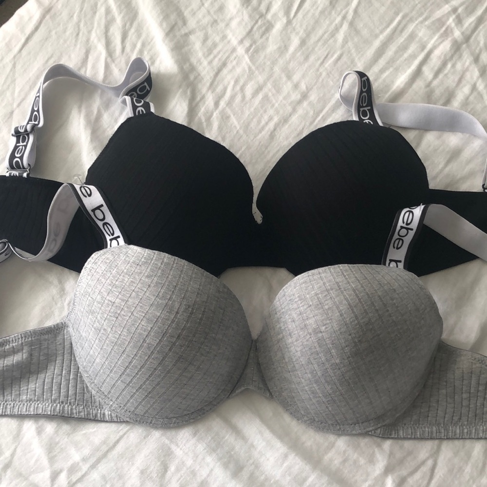 Black and Grey bene bras